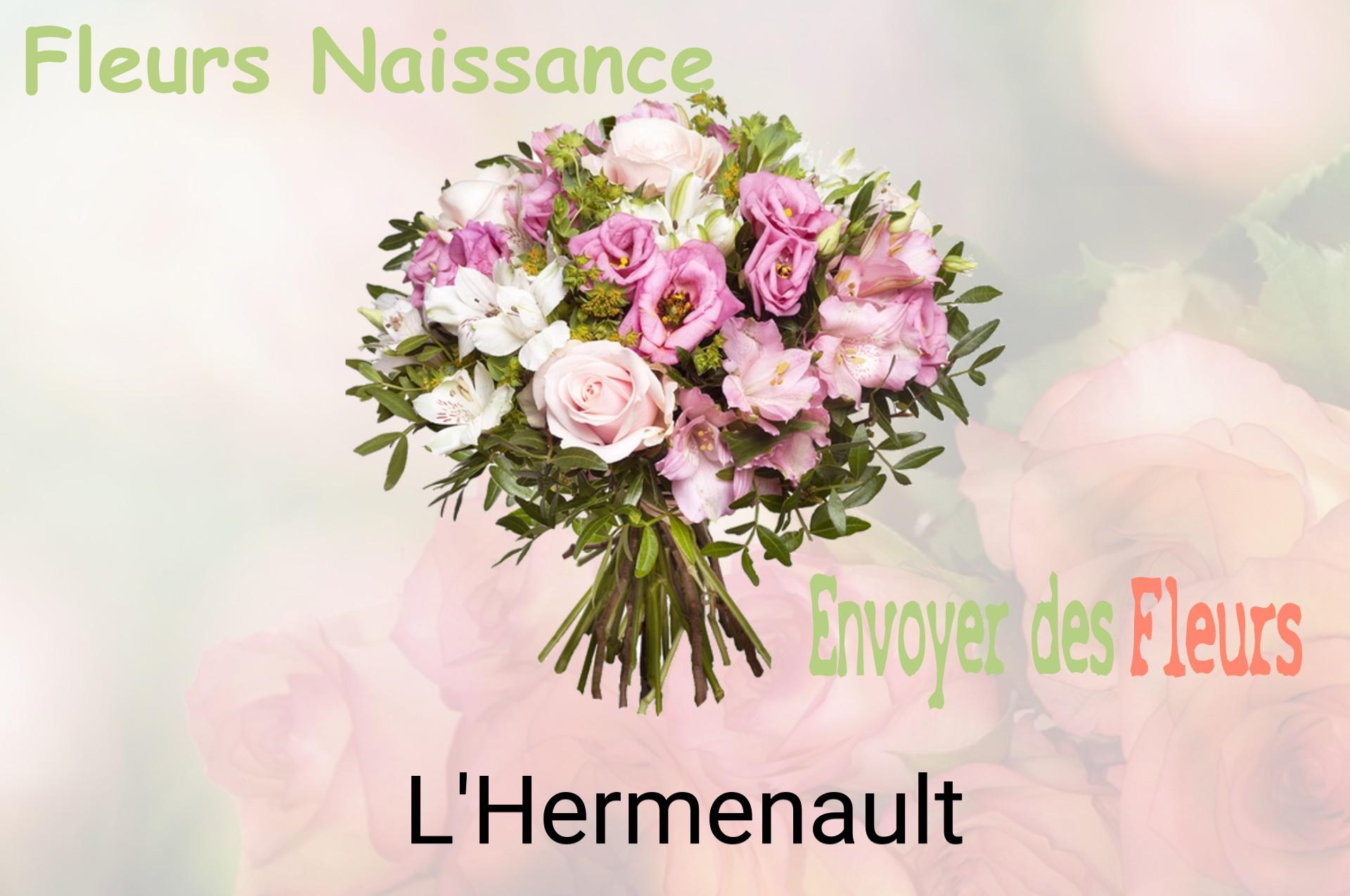 Bouquet de fleurs de naissance livré à L'Hermenault